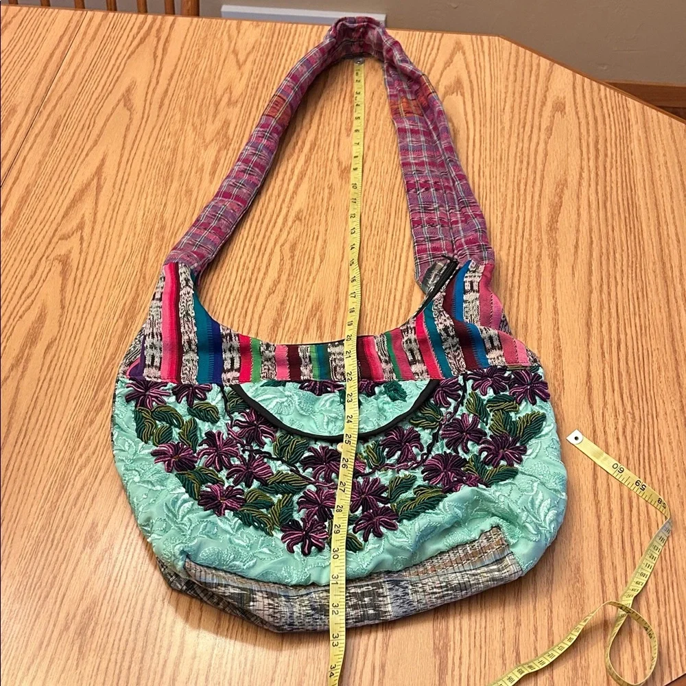 Hippie Handmade Recycled Patchwork Colorful Embroidered Women's Bag